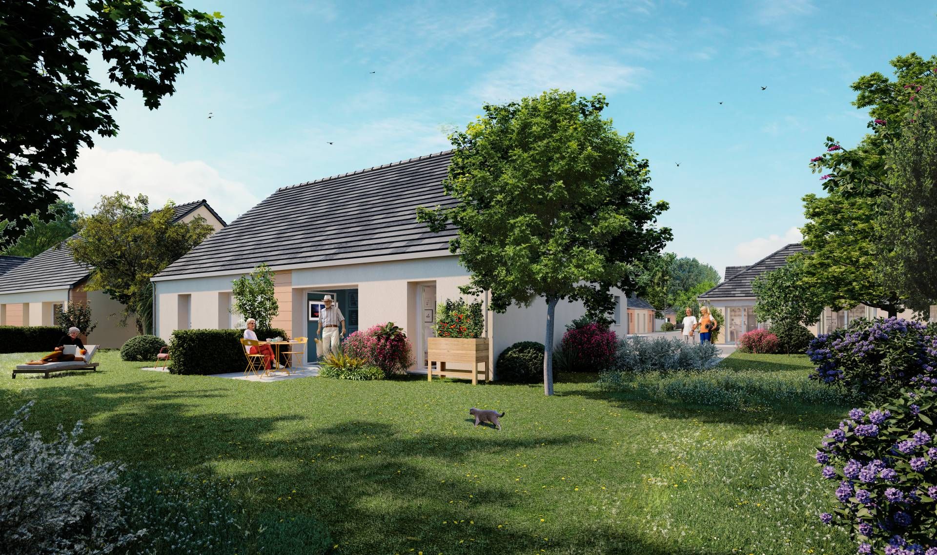 logement neuf extérieur LES JARDINS D'EUGENIE - SORIGNY