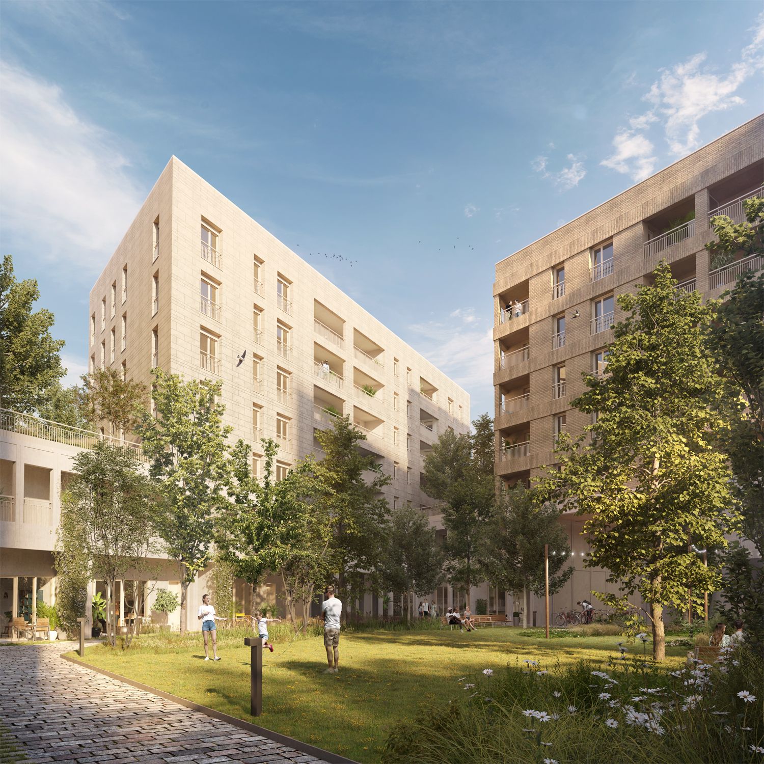 logement neuf extérieur EFFERVESCENCE - PALAISEAU