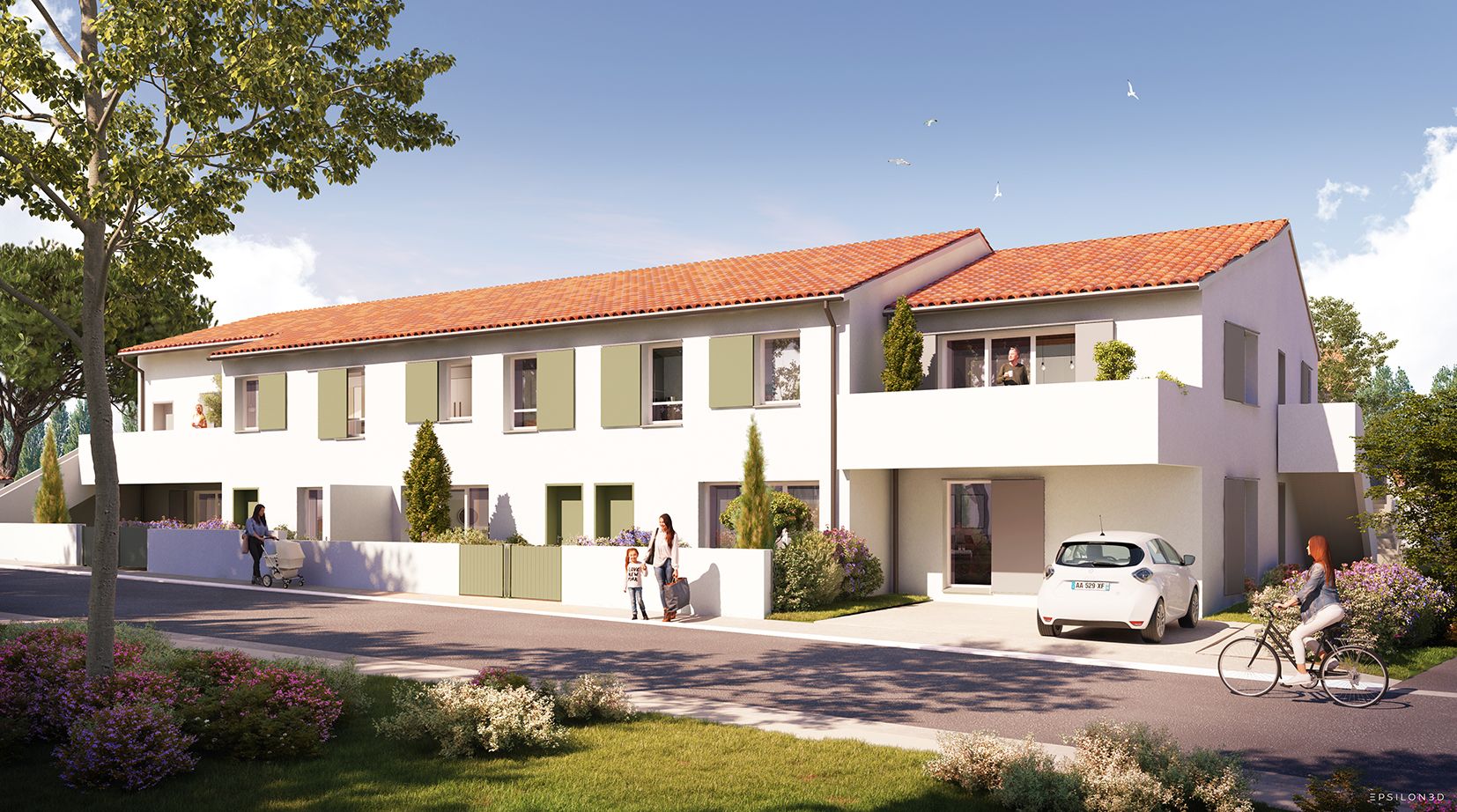 logement neuf extérieur LES ÉCUMES - Jard-sur-Mer