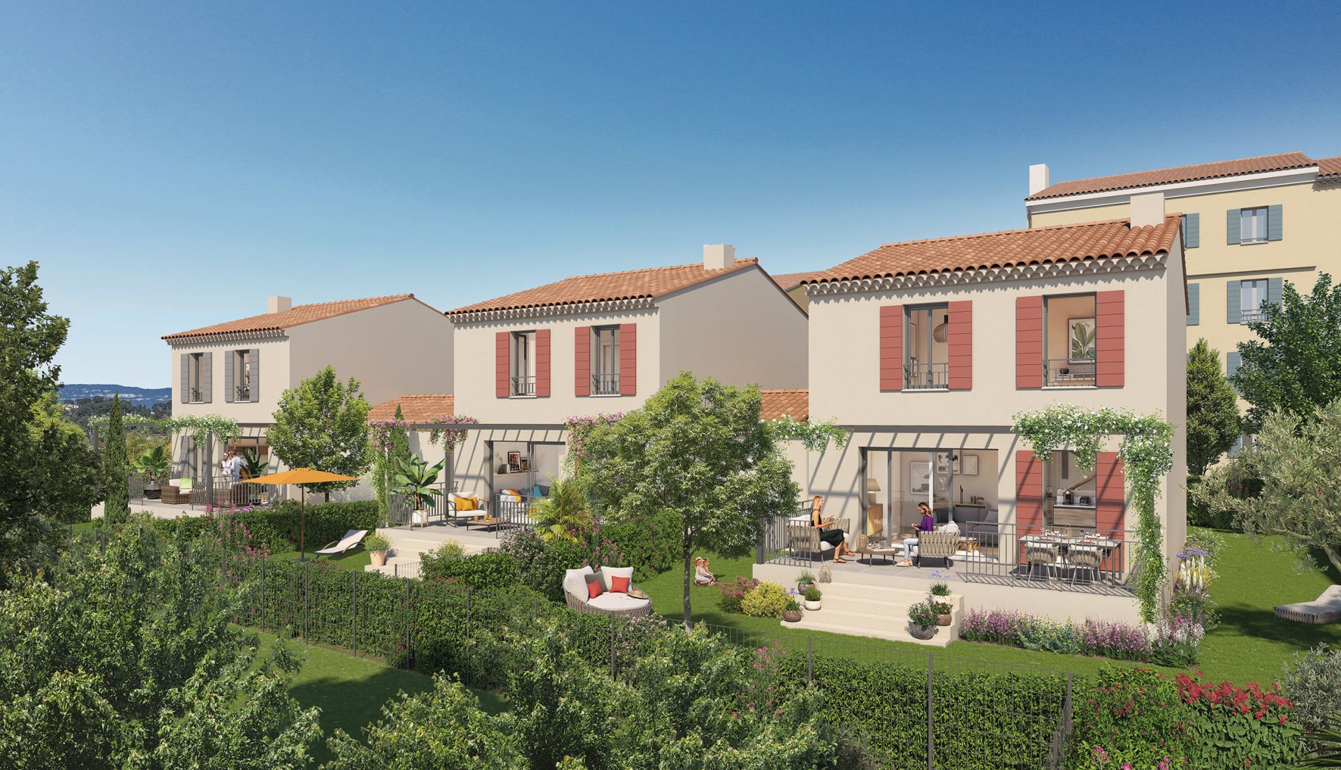 logement neuf extérieur AUTHENTIC DOMAINE - AIX EN PROVENCE