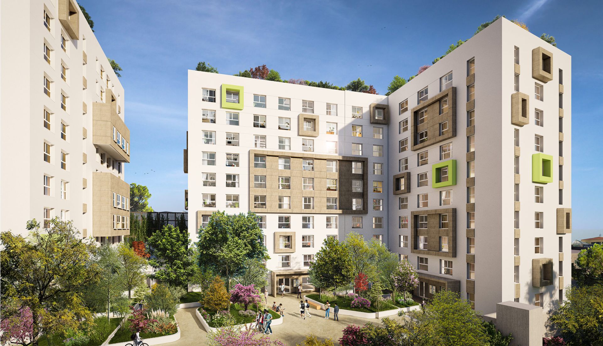 logement neuf extérieur STUD' AVENUE - LA VALETTE DU VAR