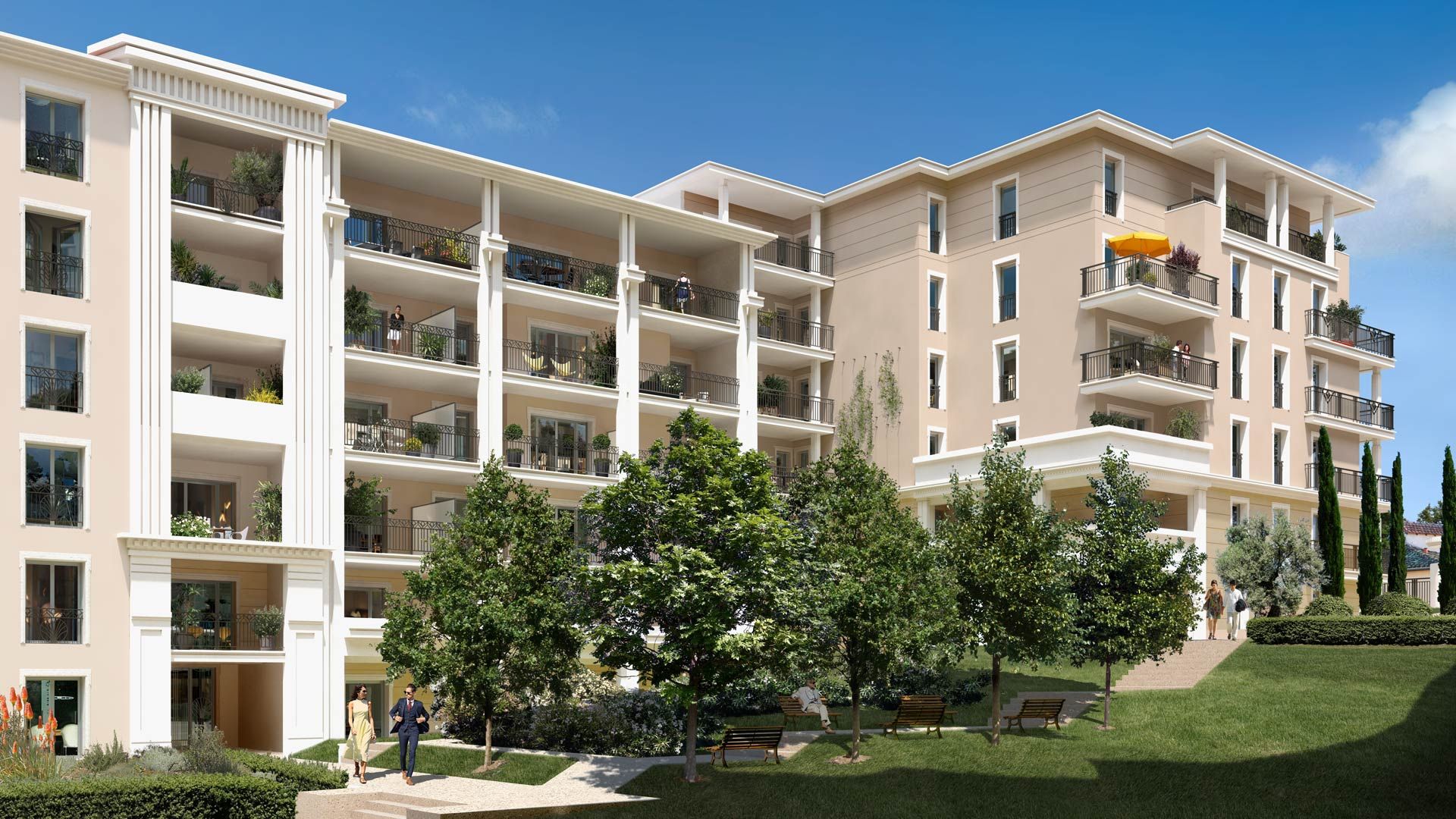 logement neuf extérieur DOMAINE DU PARC RAMBOT - AIX EN PROVENCE