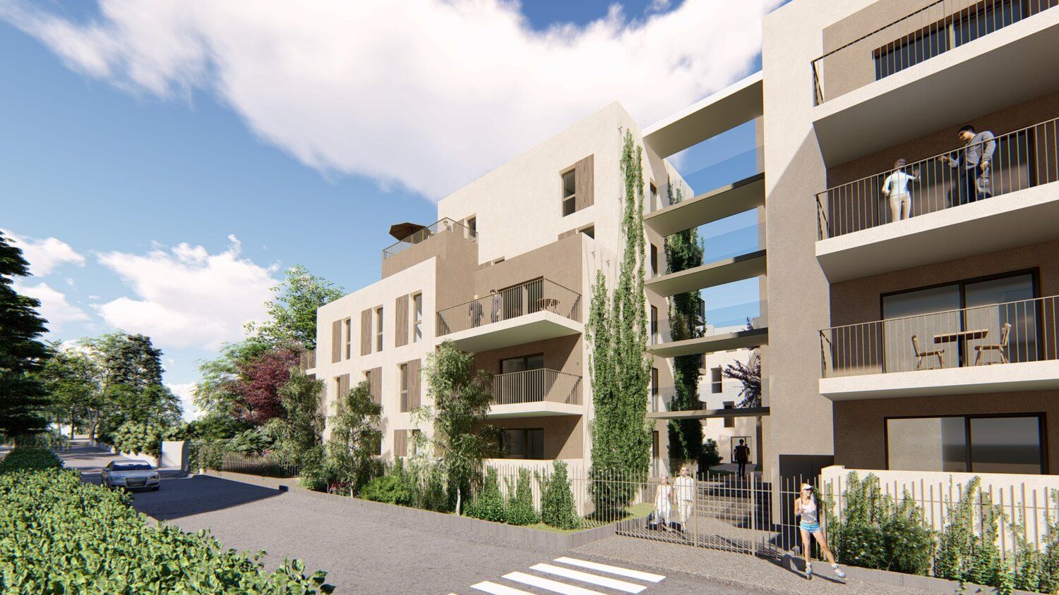 logement neuf extérieur PARC VILLENEUVE - Écully