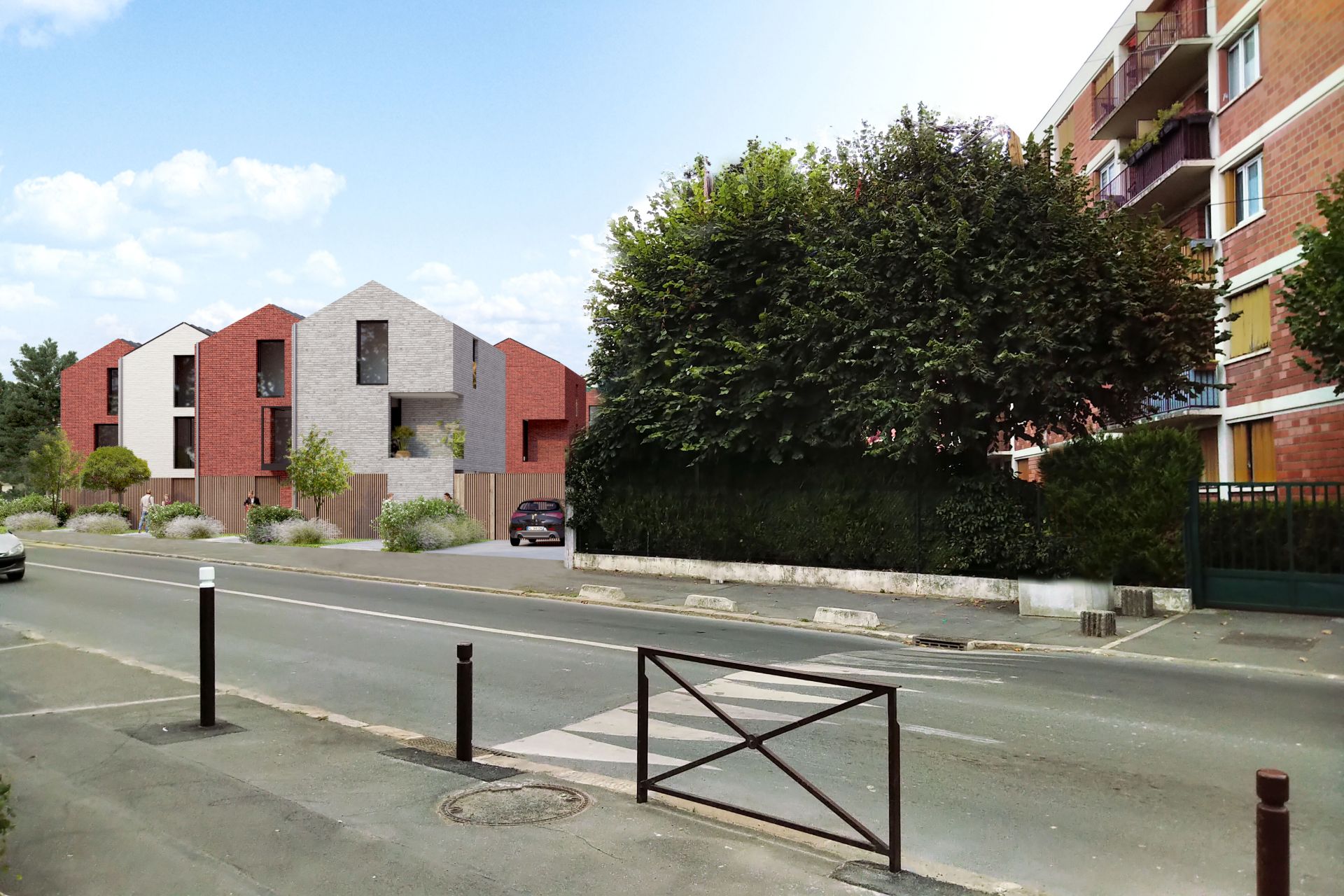 logement neuf extérieur Viollet le duc - Villejuif