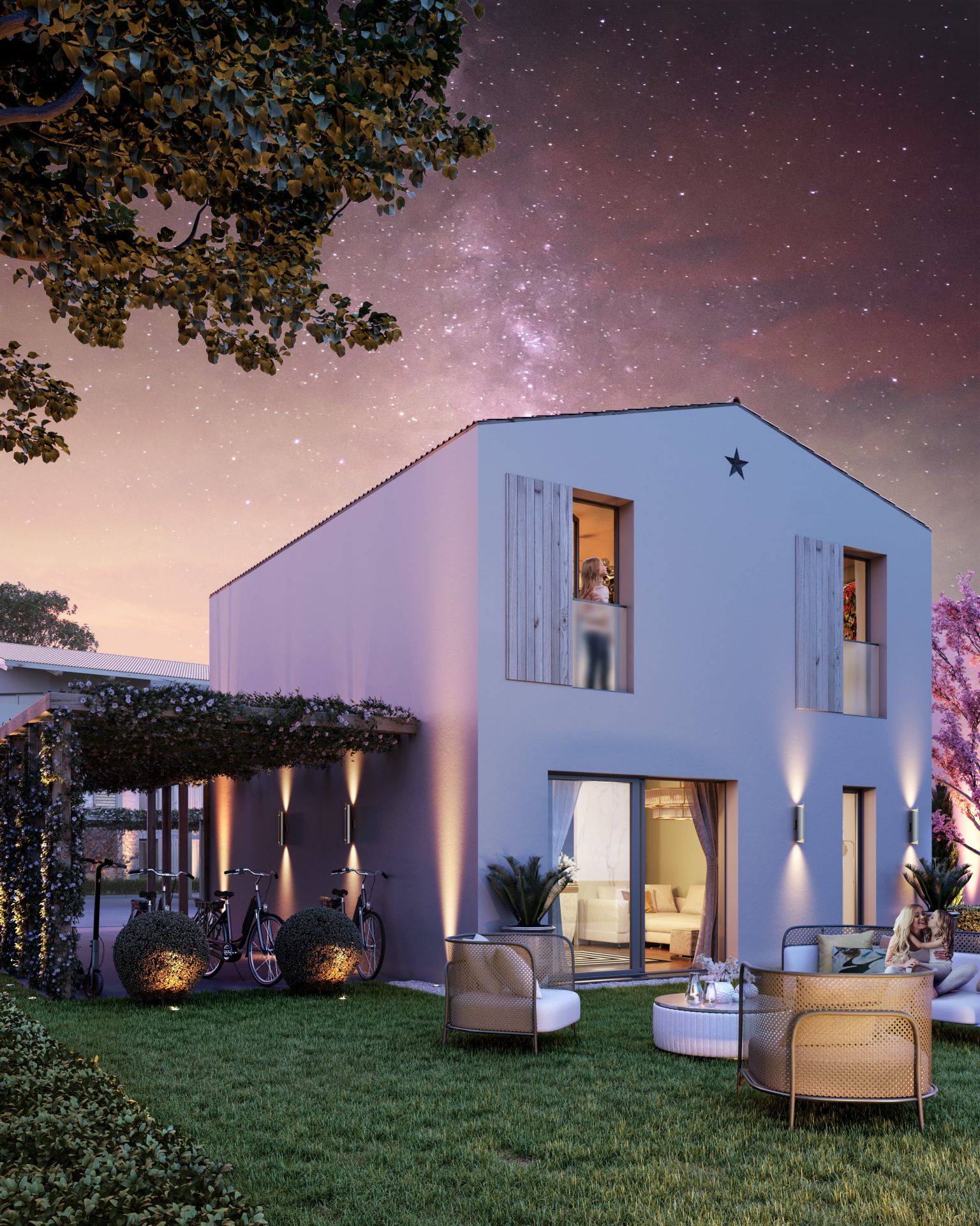logement neuf extérieur VILLA KOKOA - Uzès