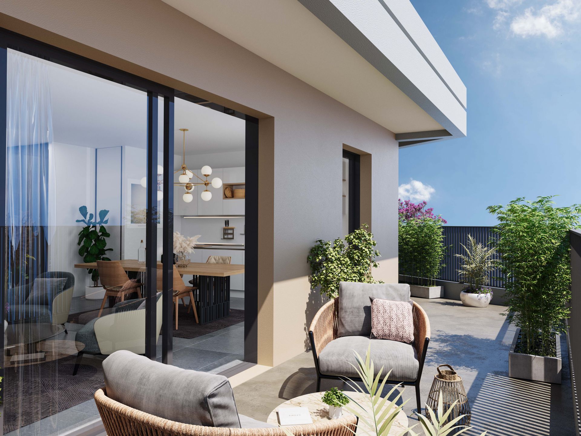logement neuf extérieur LE CLOS DES CHENES - Cannes