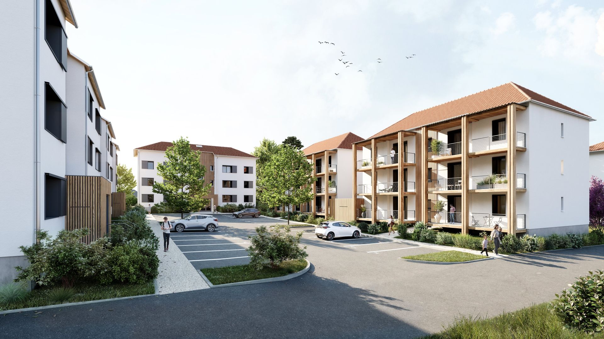 logement neuf extérieur Le Clos du Vallon - Niort