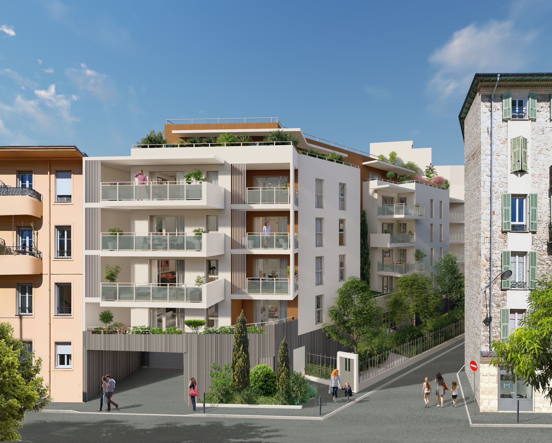 logement neuf extérieur CASTEU BEAUMONT - NICE