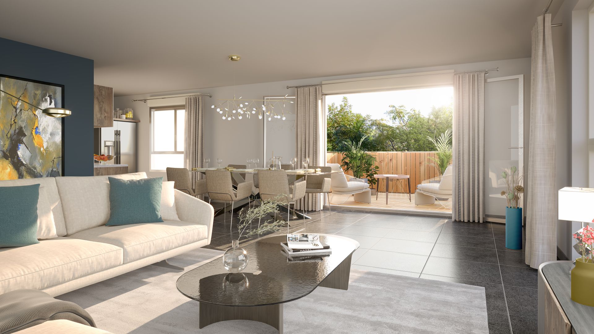 logement neuf extérieur CÔTÉ B - BIGANOS