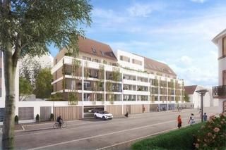 logement neuf extérieur GREEN FLOW - STRASBOURG