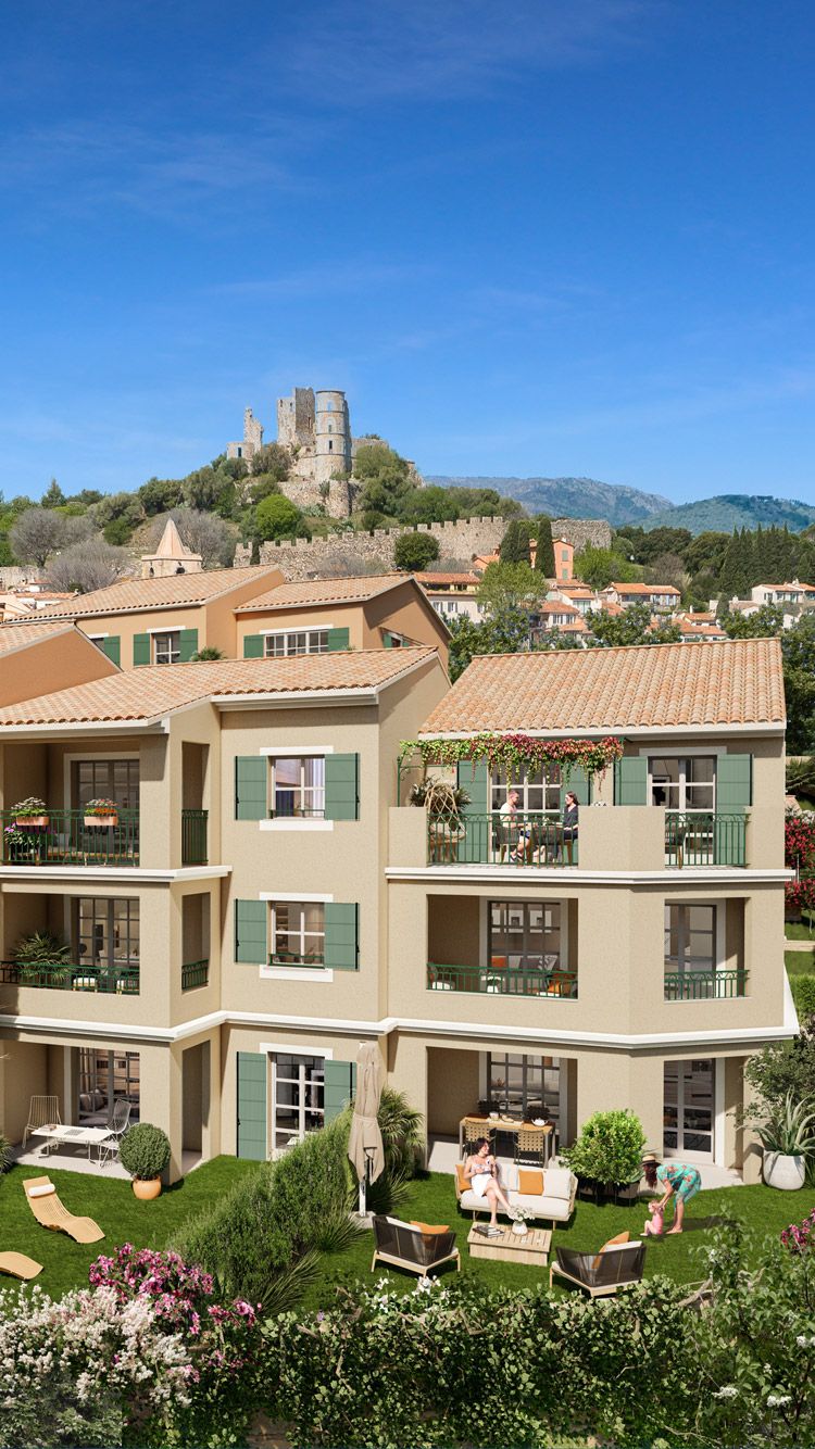 logement neuf extérieur FEERIES PROVENCALES - GRIMAUD