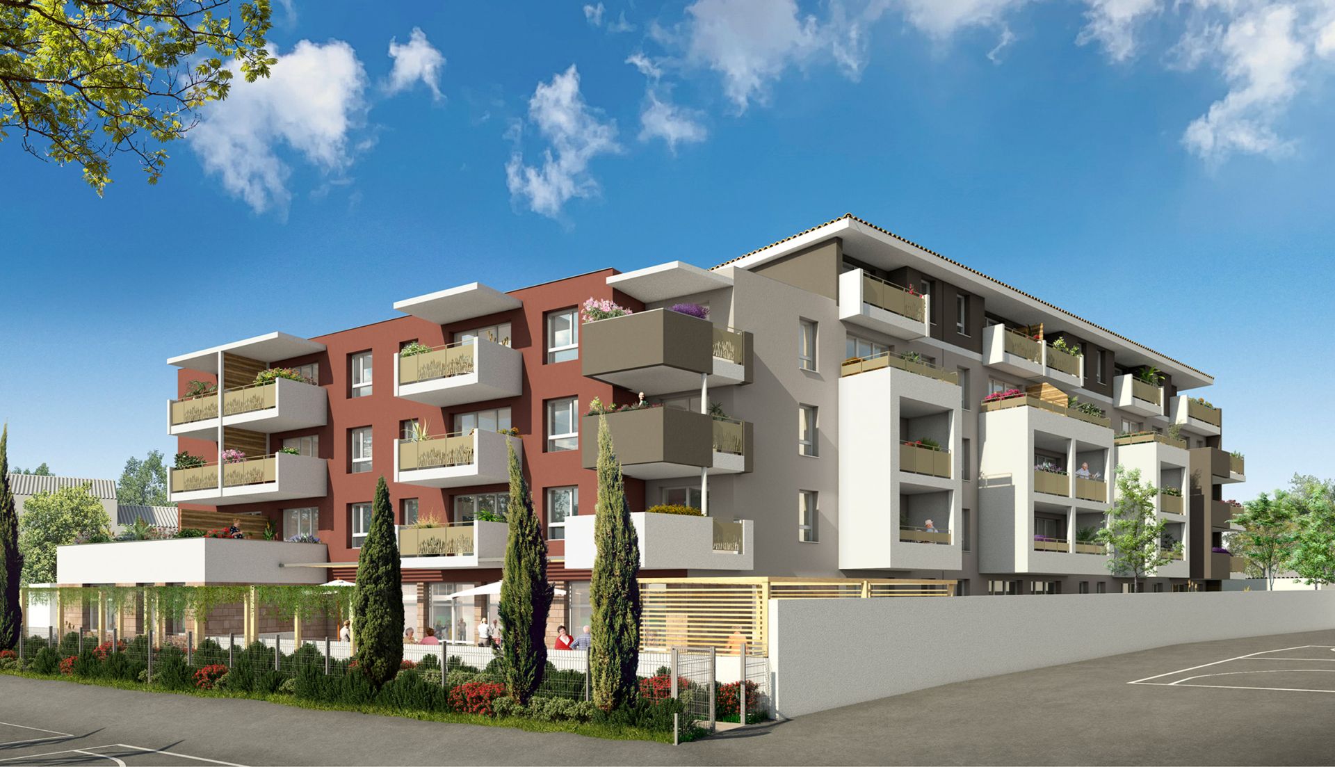 logement neuf extérieur RESIDENCE LE CEZANNE - GARDANNE