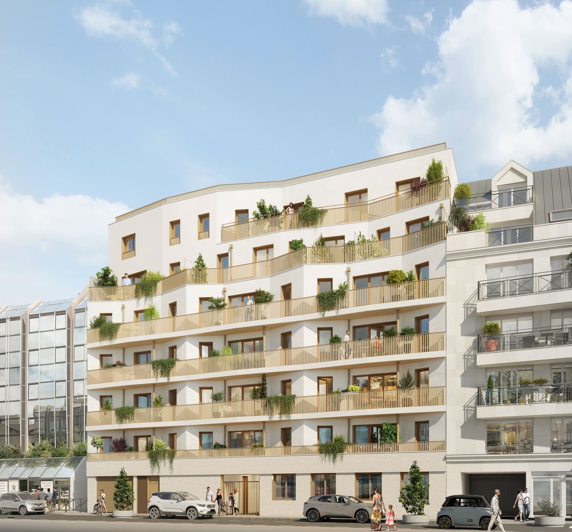 logement neuf extérieur EVODIA - BOULOGNE BILLANCOURT