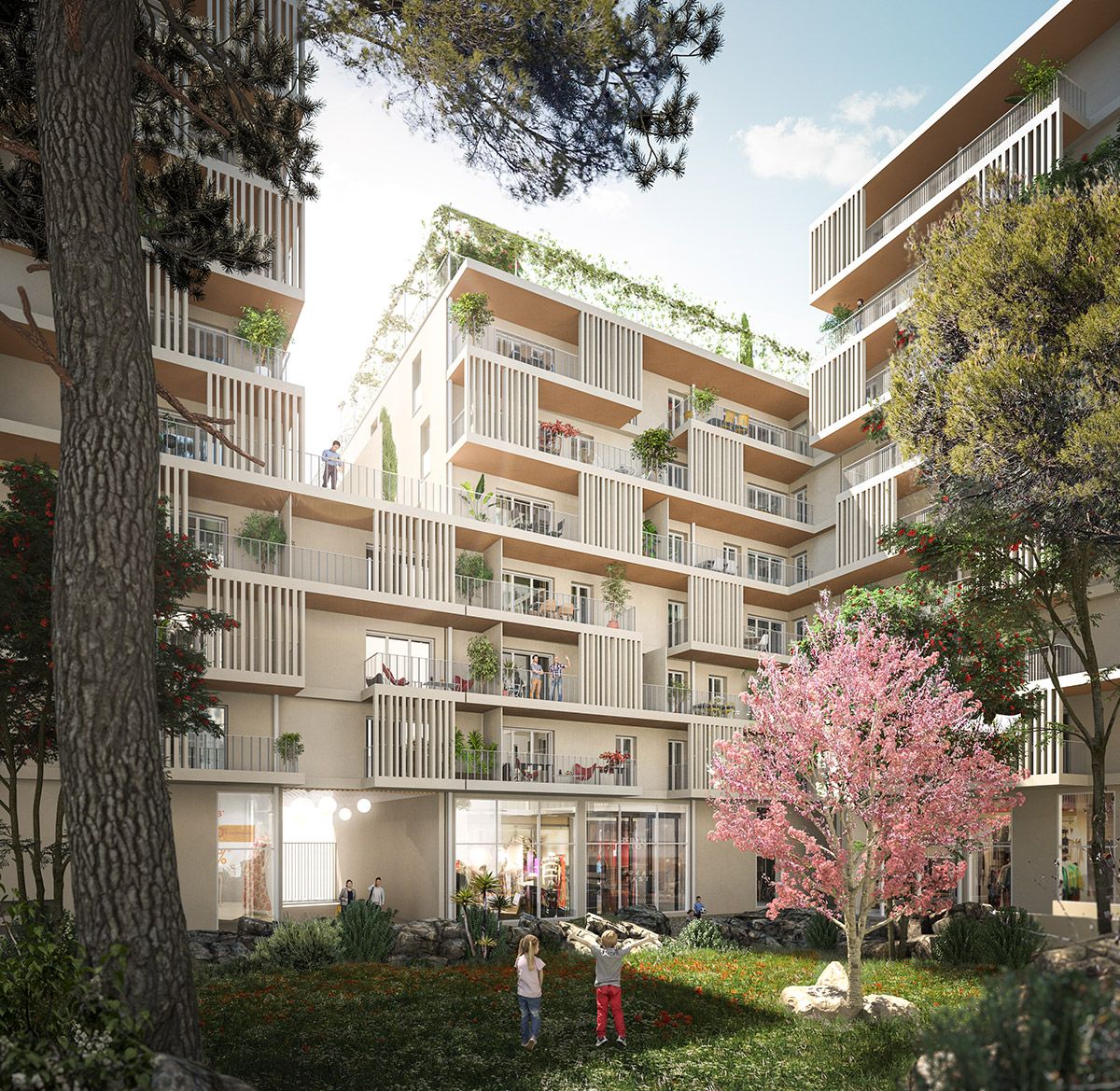 logement neuf extérieur JOIA - AYLA - NICE