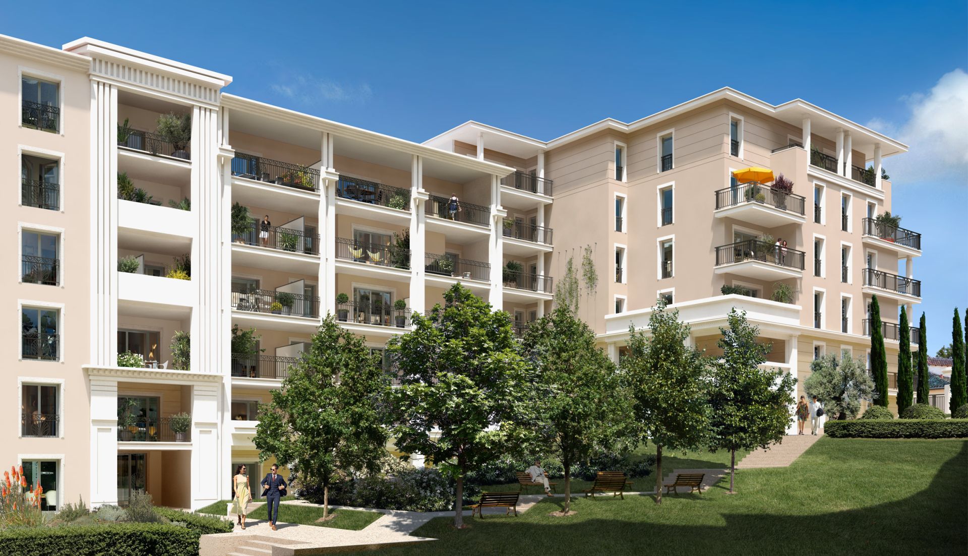 logement neuf extérieur DOMAINE DU PARC RAMBOT - AIX EN PROVENCE