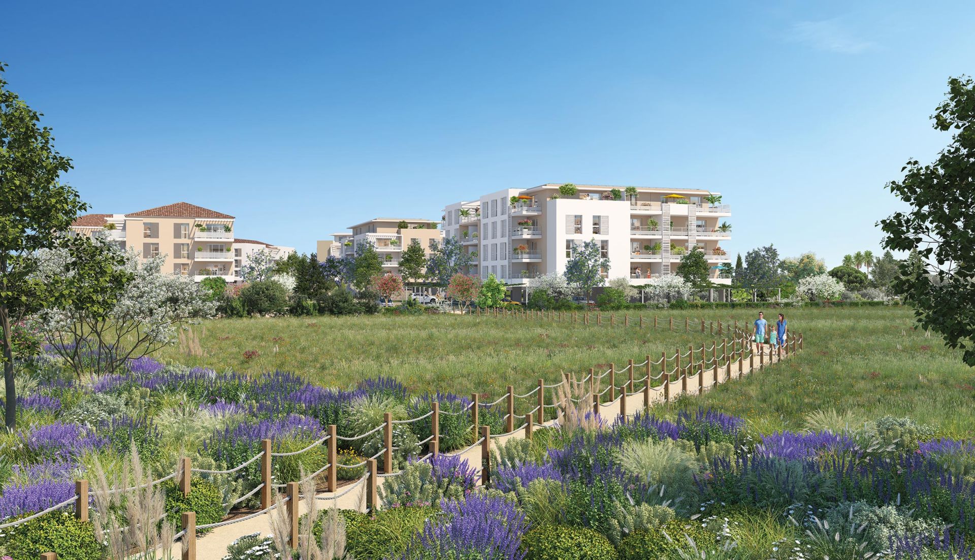 logement neuf extérieur LES SENSORIELLES - HYERES