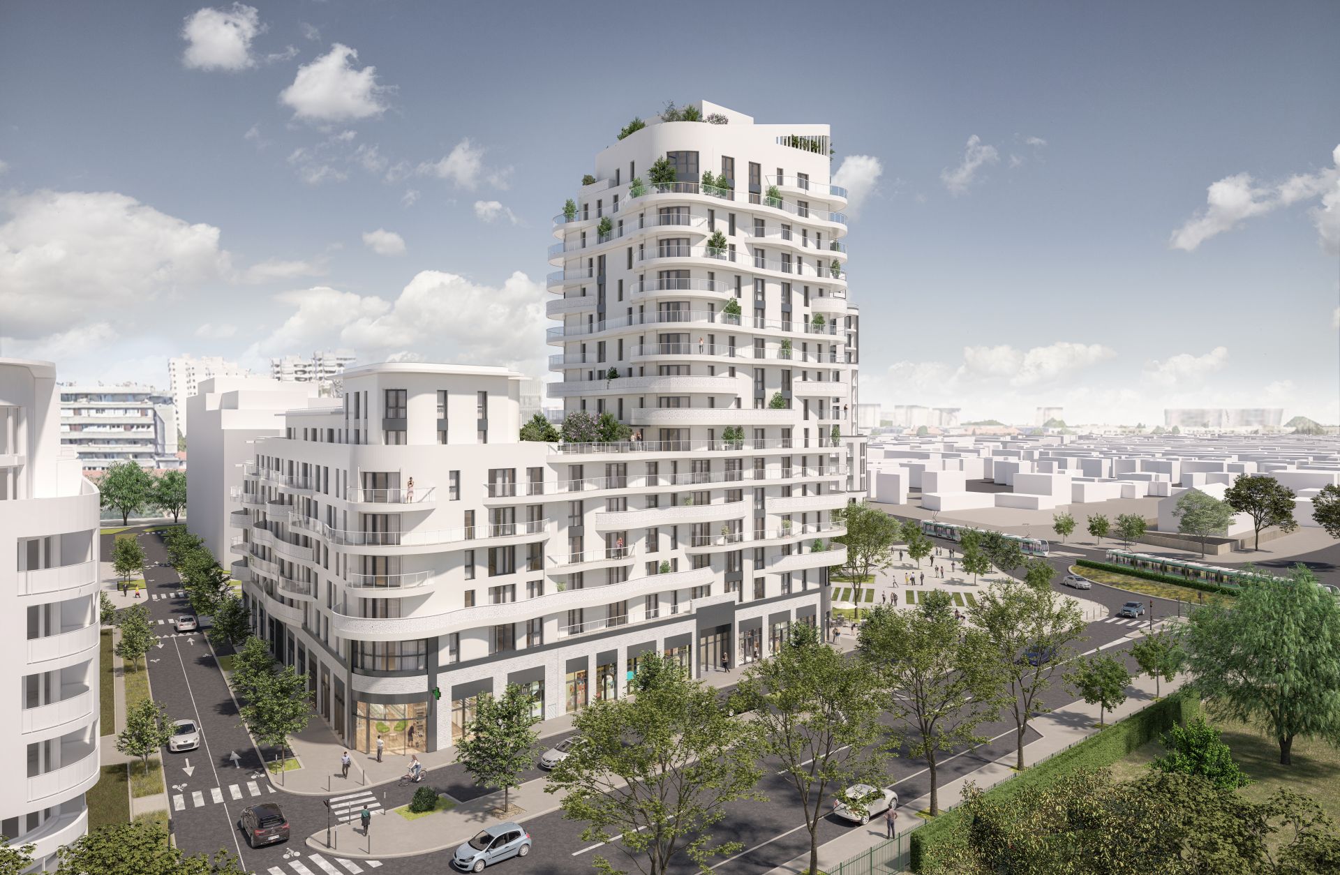 logement neuf extérieur SAISON 2 - QUARTIER PAUL HOCHART - L'Haÿ-les-Roses