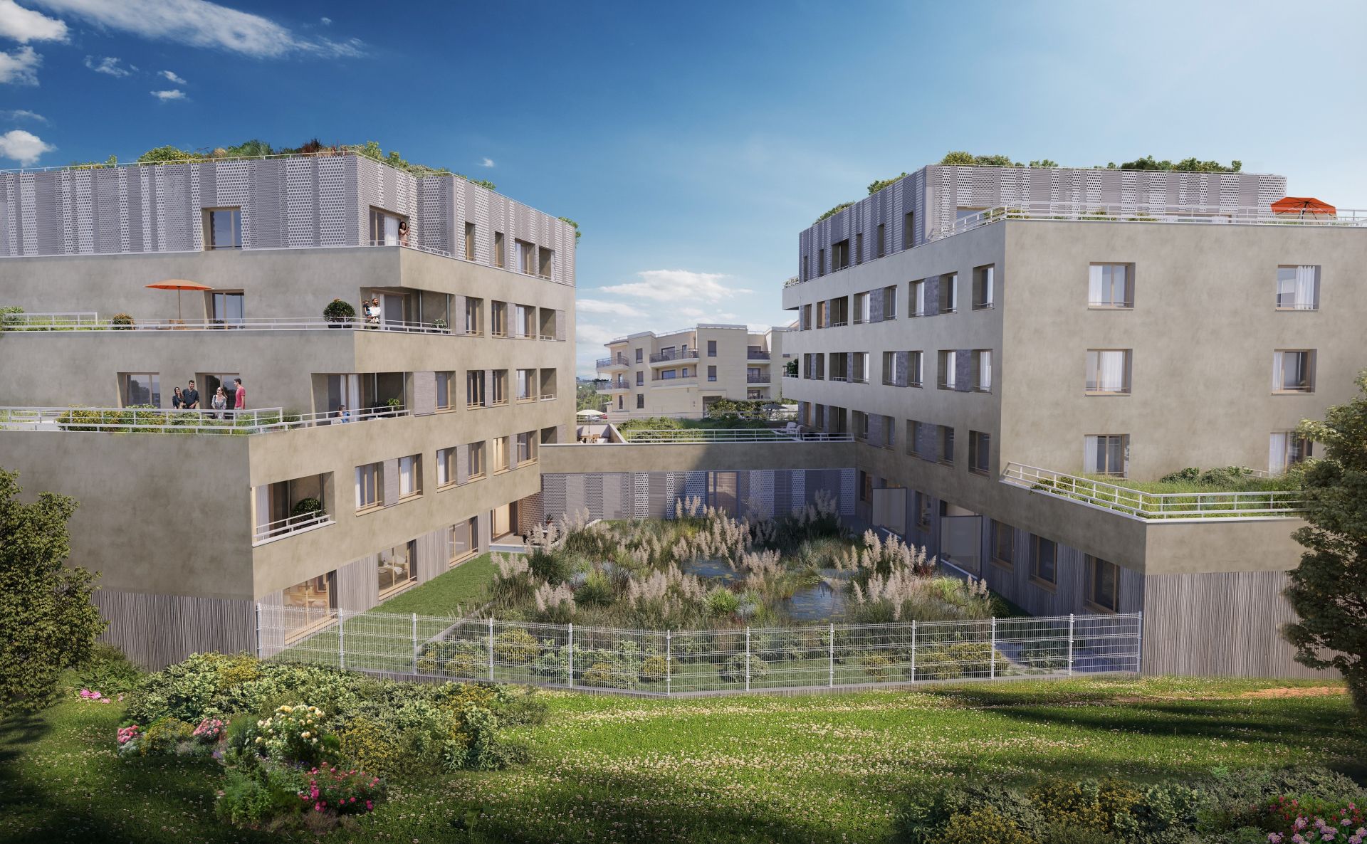 logement neuf extérieur INTERIEUR PARC - SAINT-CYR-L'ECOLE