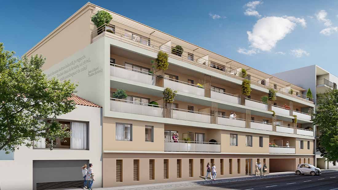 logement neuf extérieur GREEN LODGE - TOULON