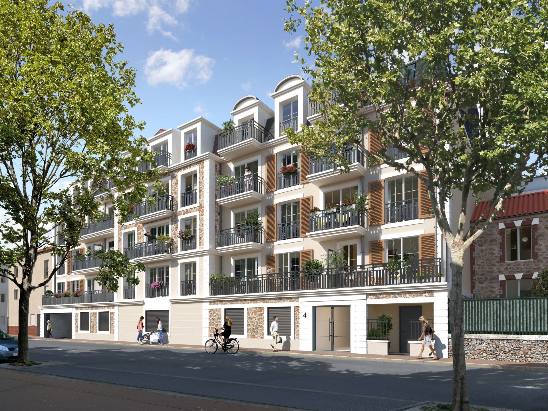 logement neuf extérieur COURS MANSART - VILLIERS-SUR-MARNE