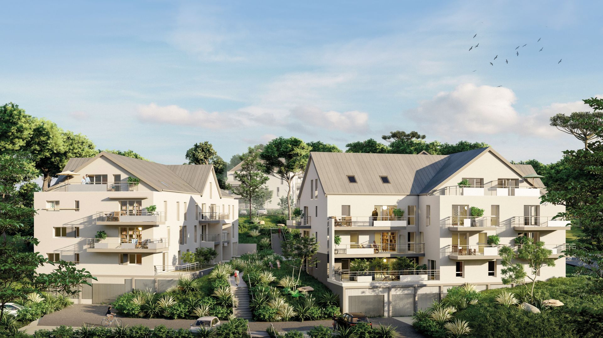 logement neuf extérieur Anella - QUIMPER