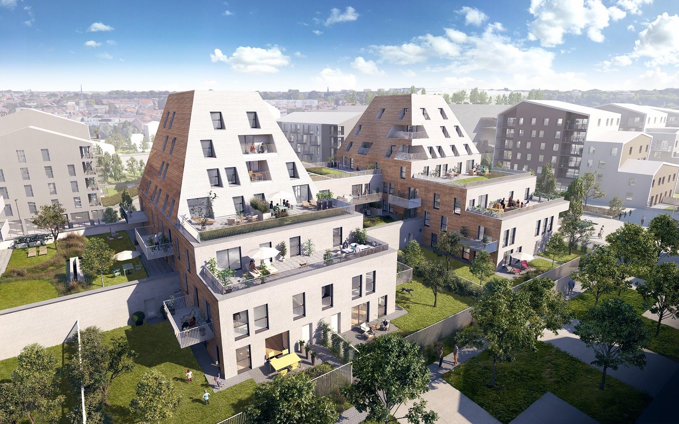 logement neuf extérieur L'Etoffe - VILLENEUVE D ASCQ